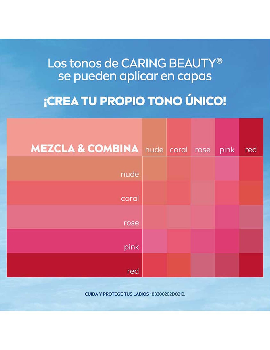 Bálsamo facial Caring Beauty Lip & Cheek Coral Labello para hidratar