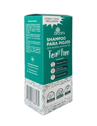 Shampoo para cabello Tea Tree 120 ml