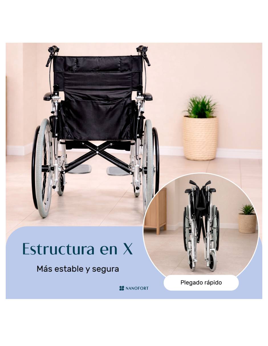 Silla de ruedas mkz-sillalum20ne 5