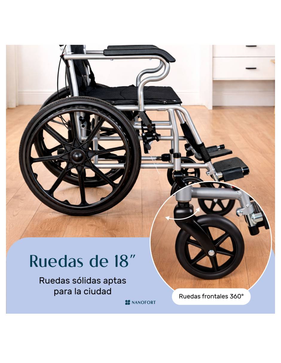 Silla de ruedas mkz-siru18poline 8