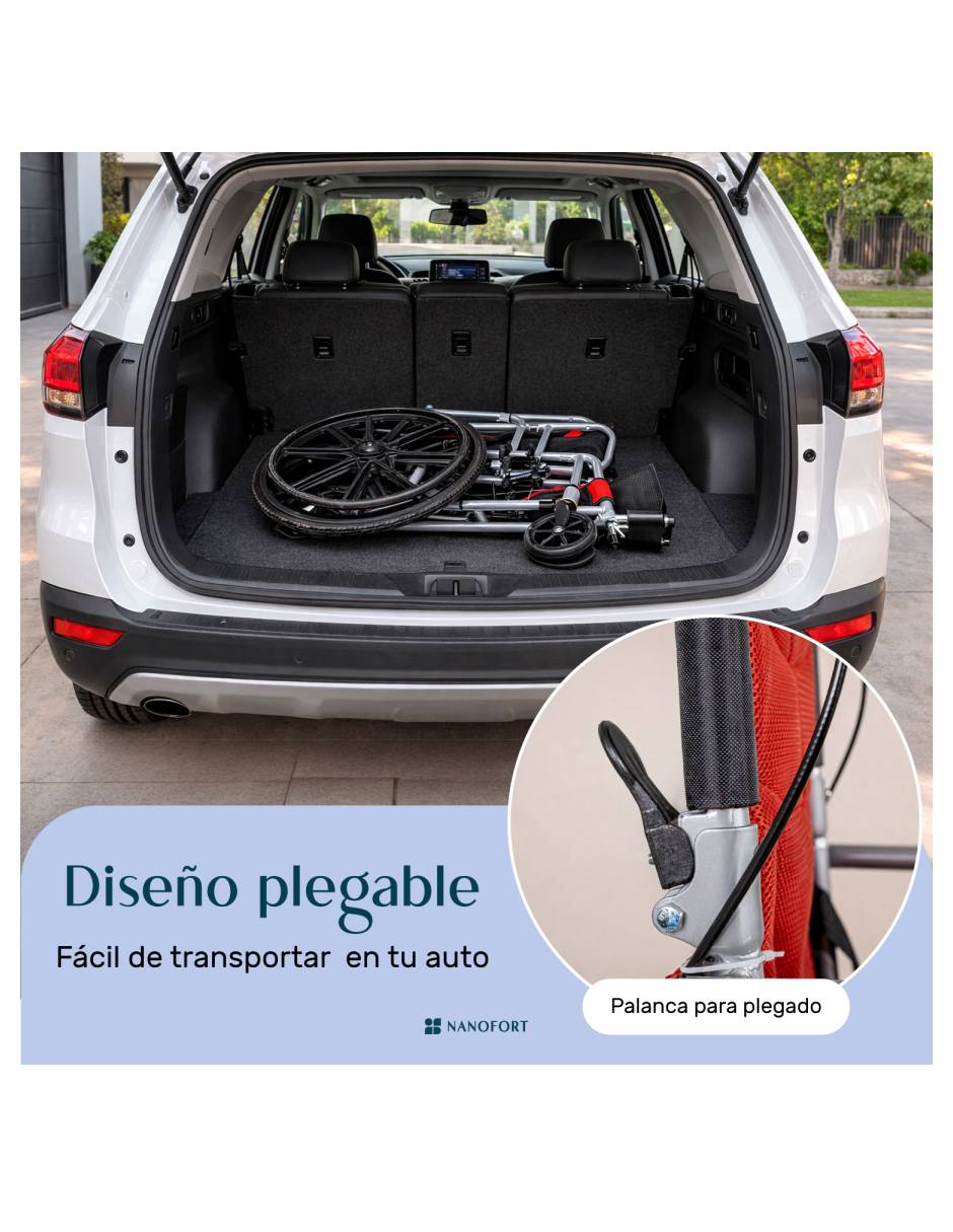 Silla de ruedas mkz-siru18poliro 4