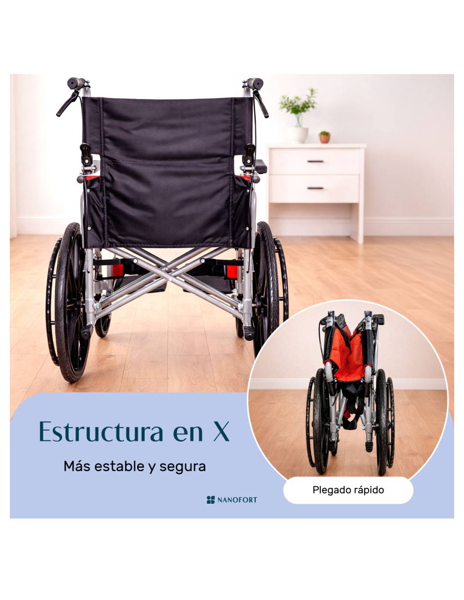 Silla de ruedas mkz-siru18poliro 10
