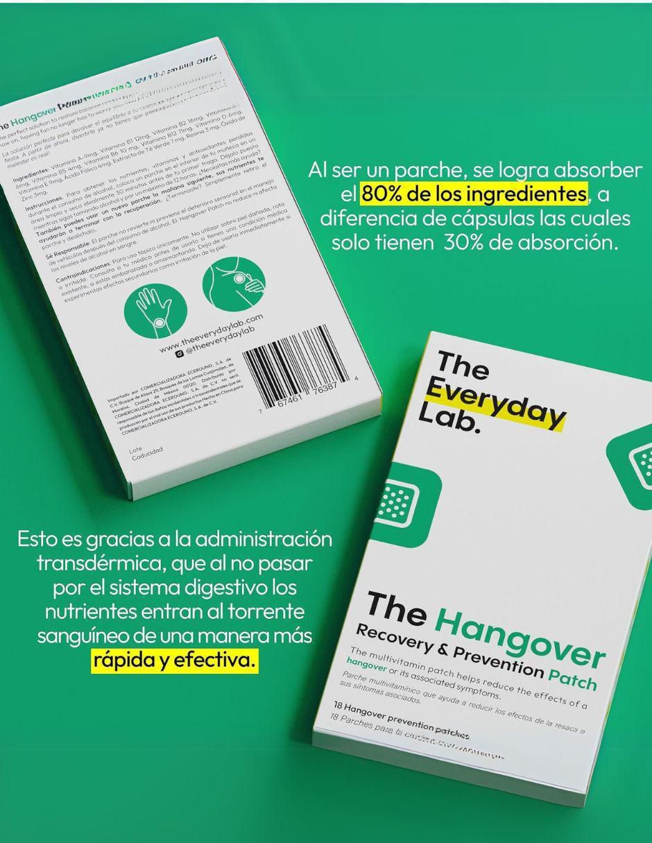 The Hungover vitamina parches