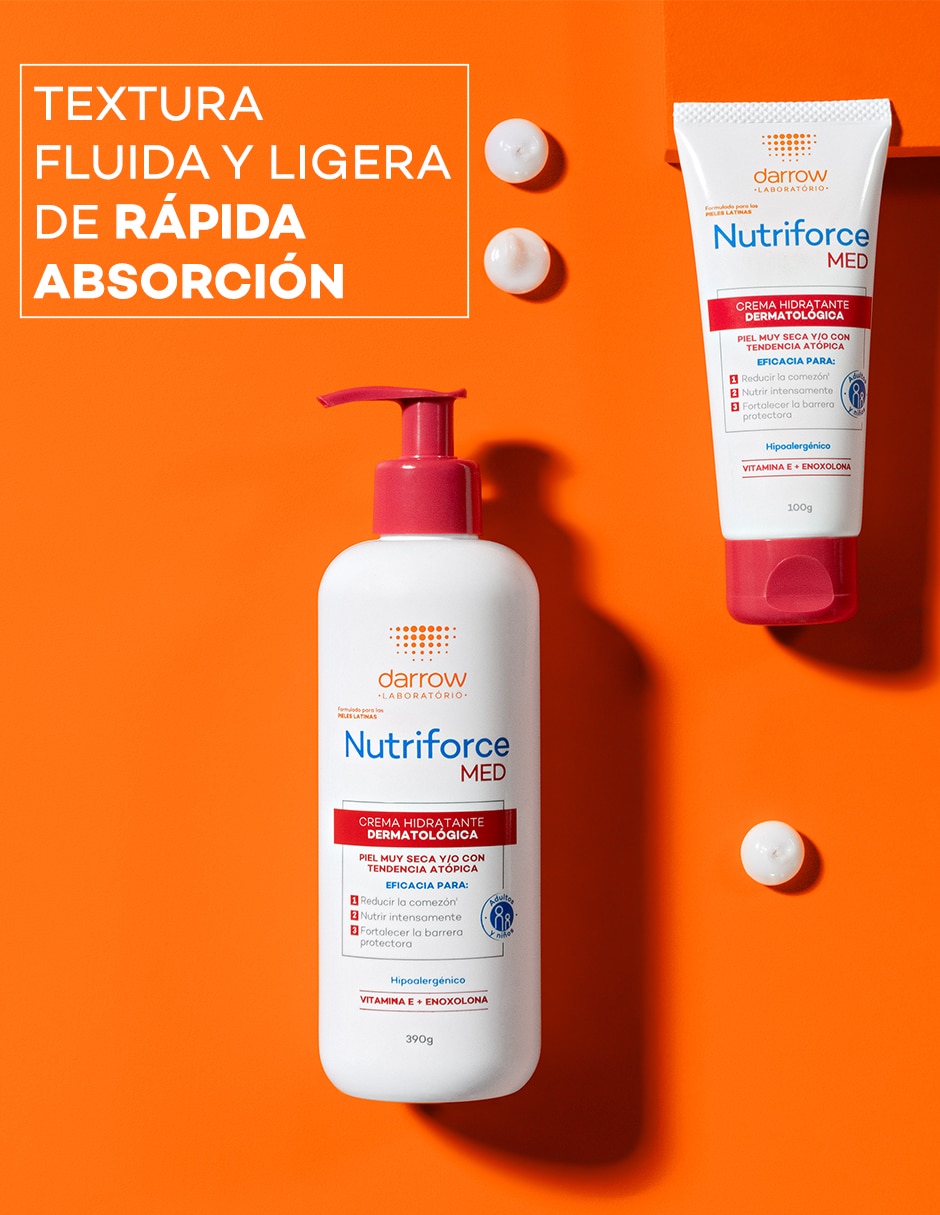 Crema para cuerpo recomendada para calmar la piel de día Nutriforce para piel seca 4