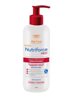 Crema para cuerpo recomendada para calmar la piel de día Nutriforce Med para piel seca Crema para cuerpo recomendada para calmar la piel de día Nutriforce Med para piel seca
