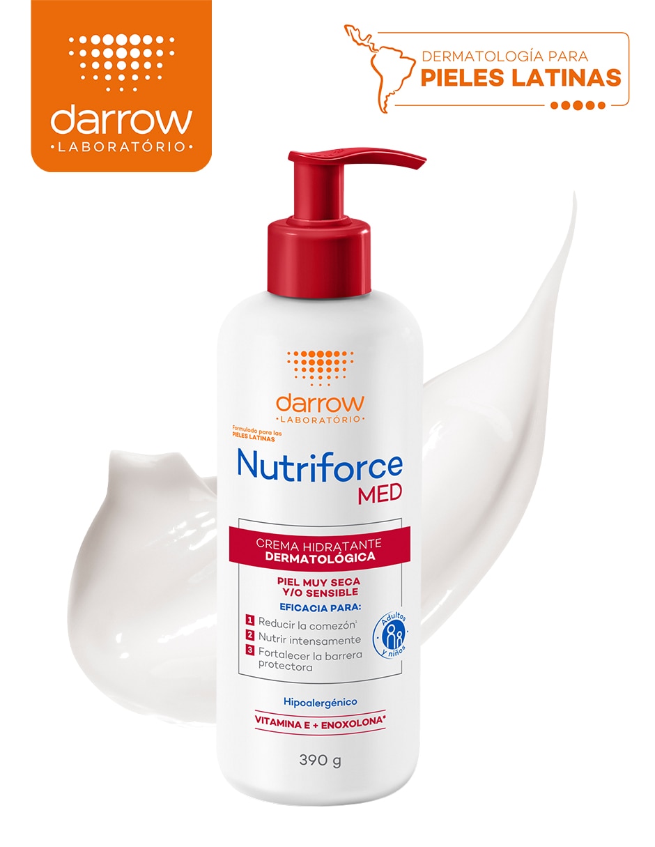 Crema para cuerpo recomendada para calmar la piel de día Nutriforce Med para piel seca 2