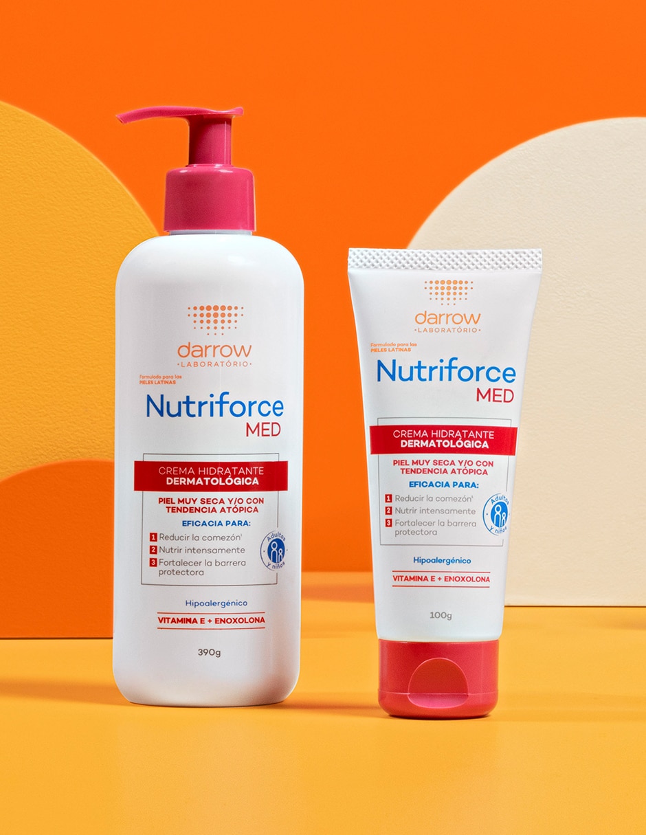 Crema para cuerpo recomendada para calmar la piel de día Nutriforce Med para piel seca 6