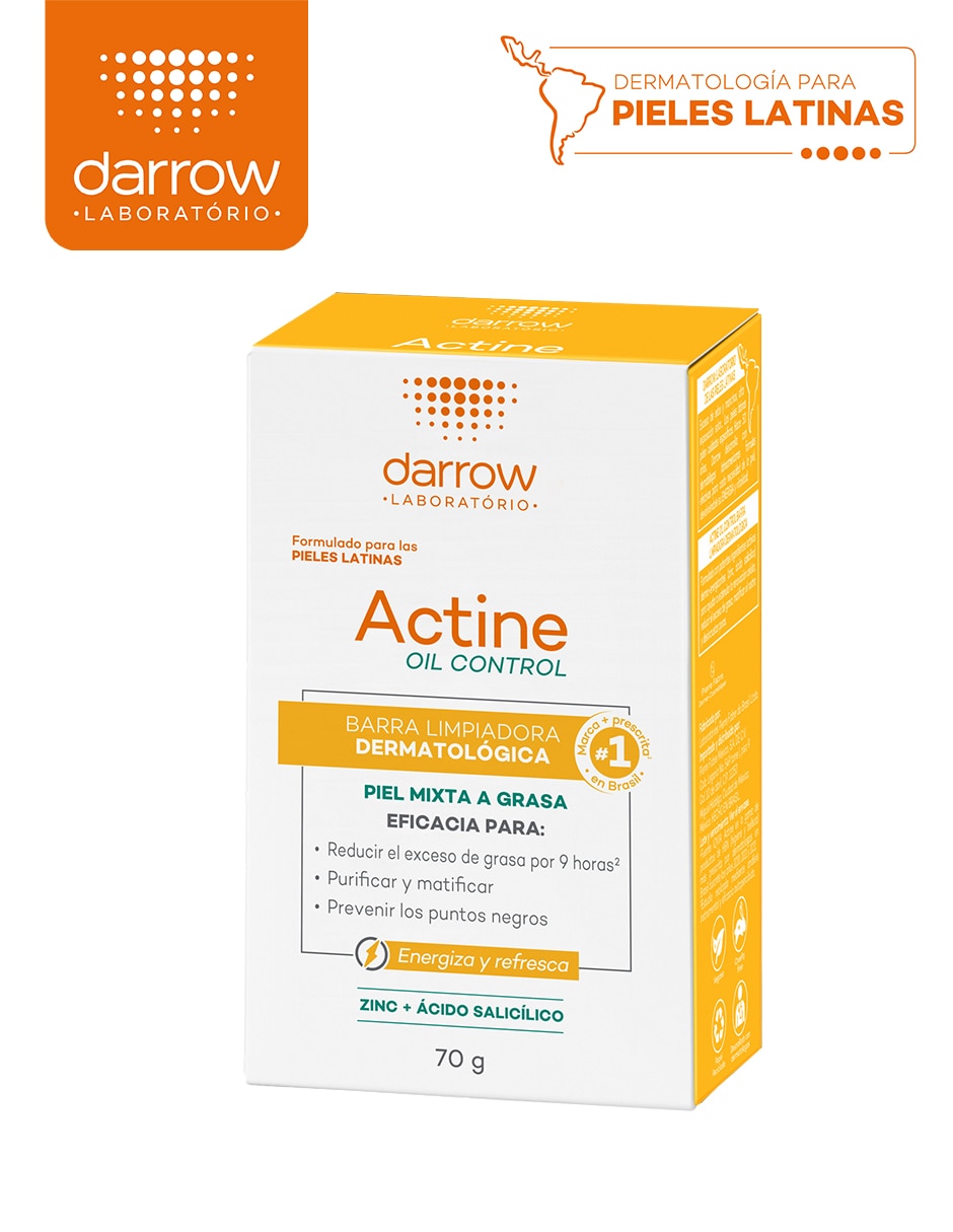 Jabón facial Actine oil control 8