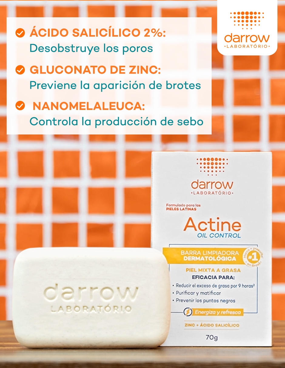 Jabón facial Actine oil control 11