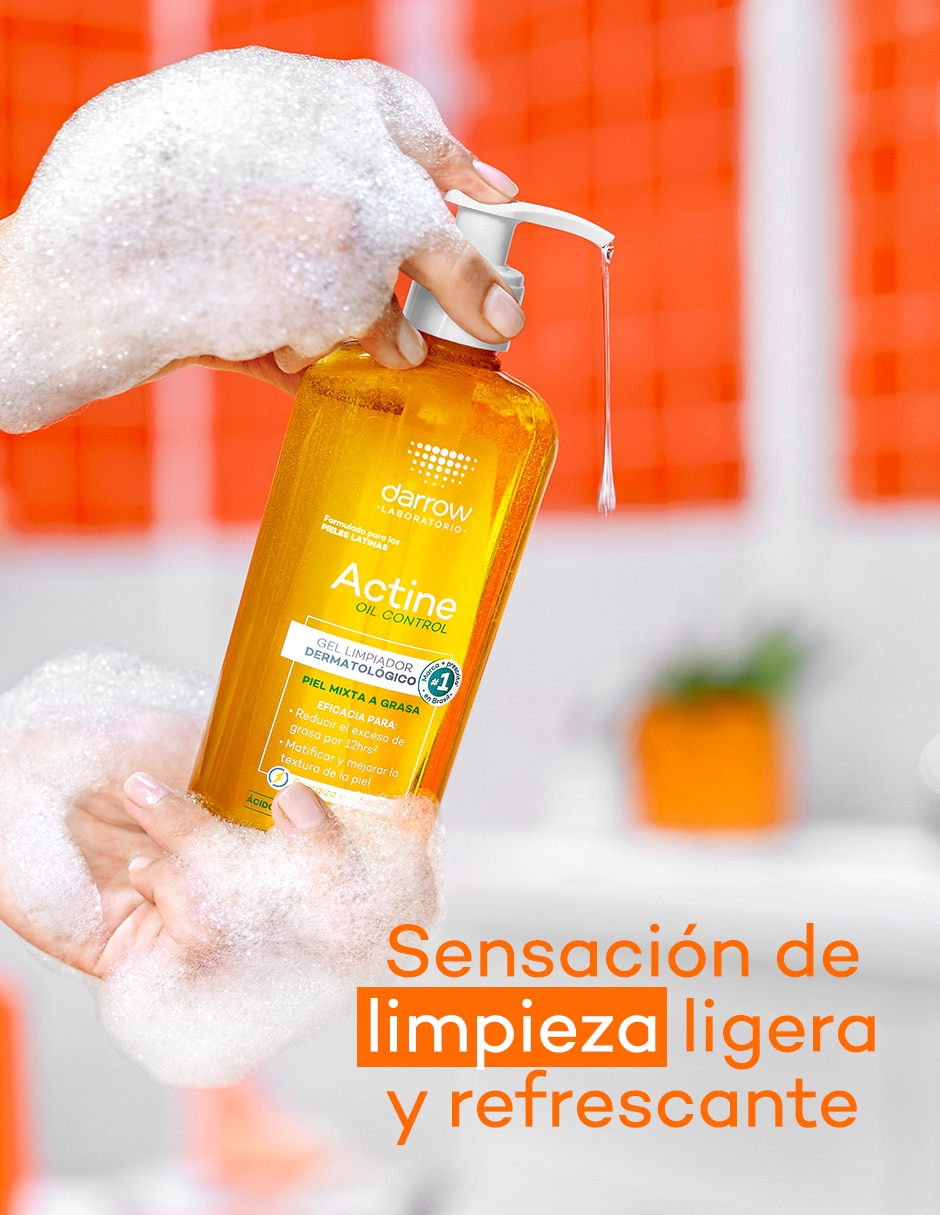 Limpiador facial Actine oil control Darrow para acné