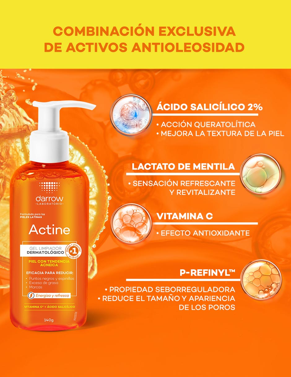 Limpiador facial para acné 10