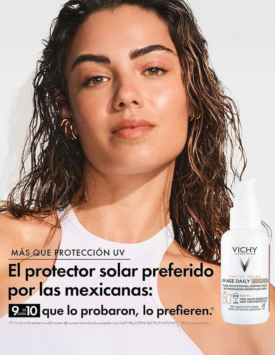Bloqueador solar FPS 50 UV-AGE Daily Pigment Capital Soleil 40 ml 11