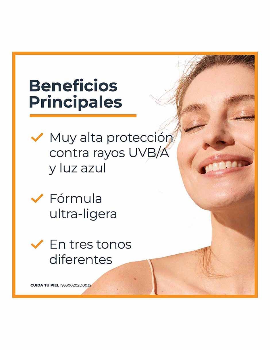 Tratamiento facial Hydrofluid Sun para eliminar el brillo 12