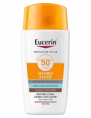 Tratamiento facial Hydrofluid Eucerin Sun para eliminar el brillo