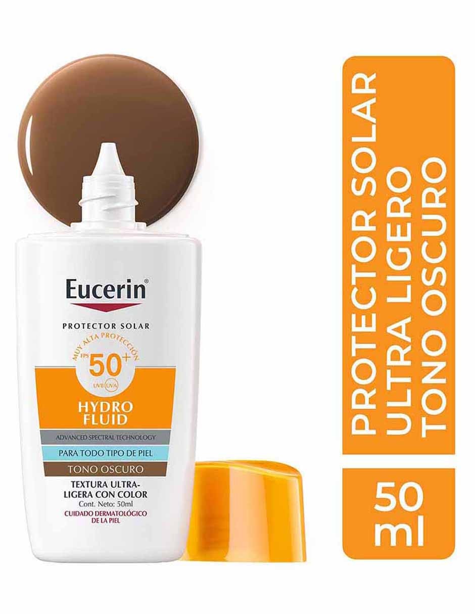 Tratamiento facial Hydrofluid Eucerin Sun para eliminar el brillo