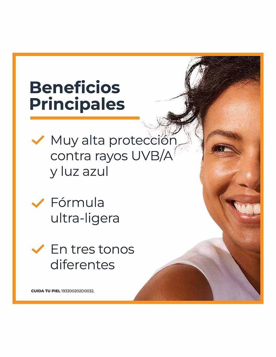 Tratamiento facial Hydrofluid Eucerin Sun para eliminar el brillo