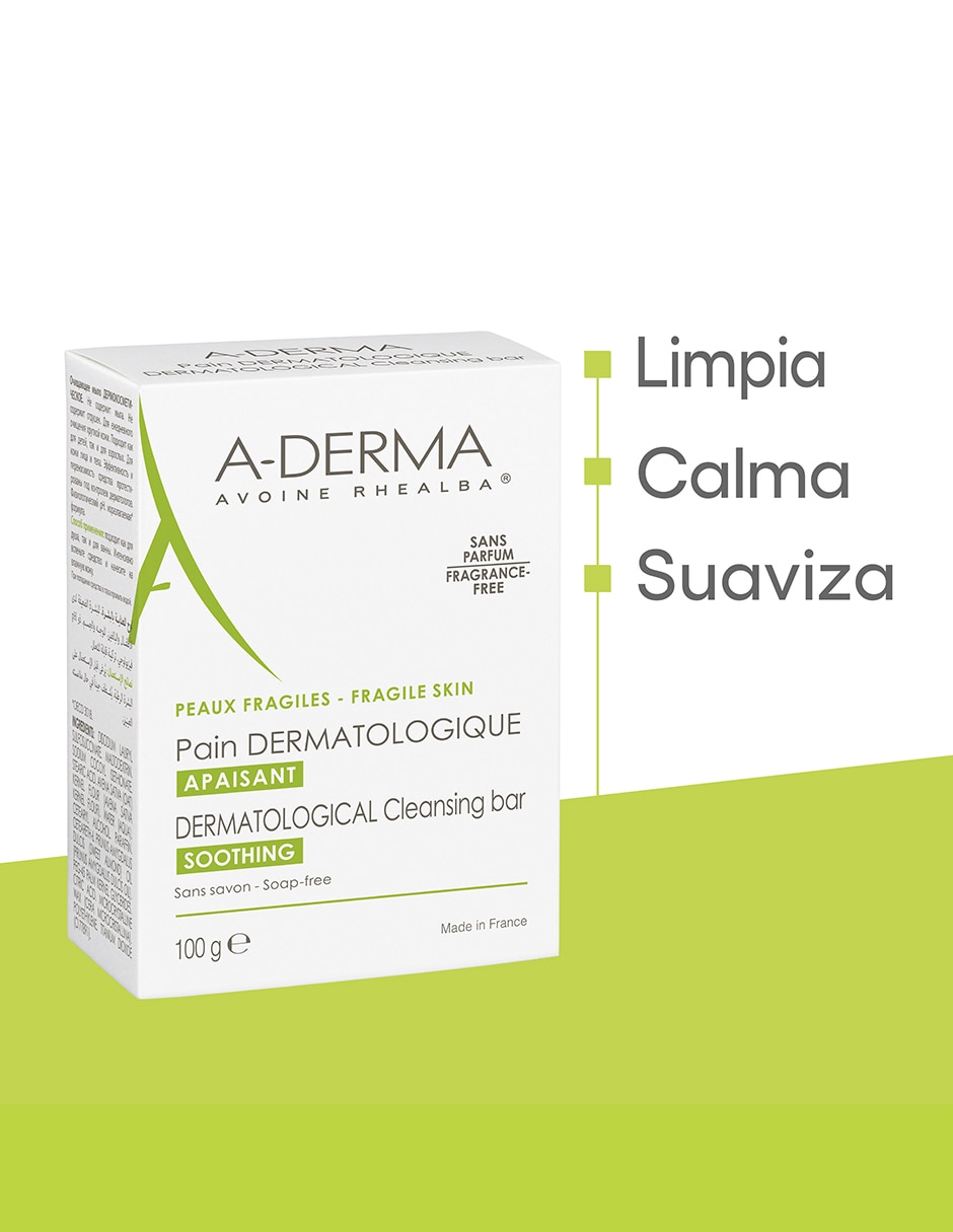 Jabón Dermopan barra dermatológica para calmar la piel 9