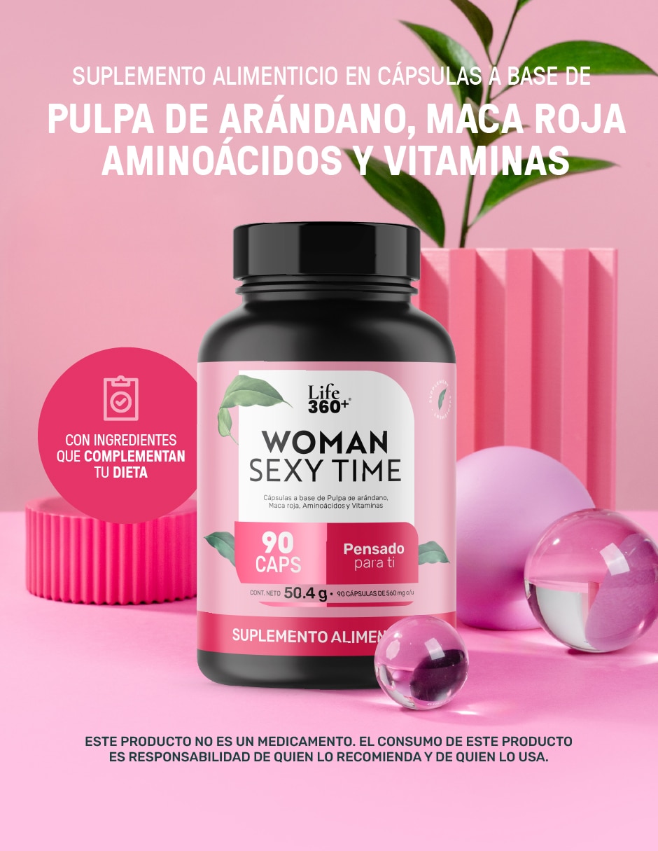 Women Sexy Time con maca de 90 cápsulas 2