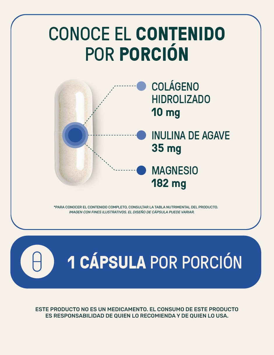 Magnesium Mix Life 360+ Citrato Glicinato de Magnesio de 60 cápsulas 3
