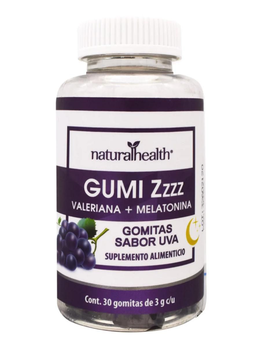 Gumi Zzzz con melatonina sabor uva de 30 gomitas Gumi Zzzz con melatonina sabor uva de 30 gomitas