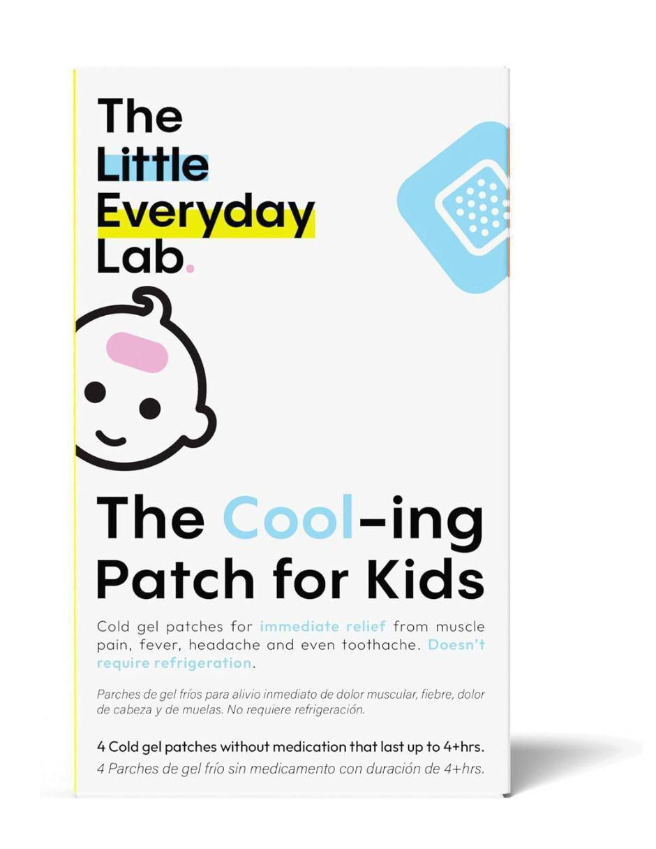 The Cool-ing Patch for Kids- parches fríos para bajar la temperatura o dolor con multivitaminico de 4 parches