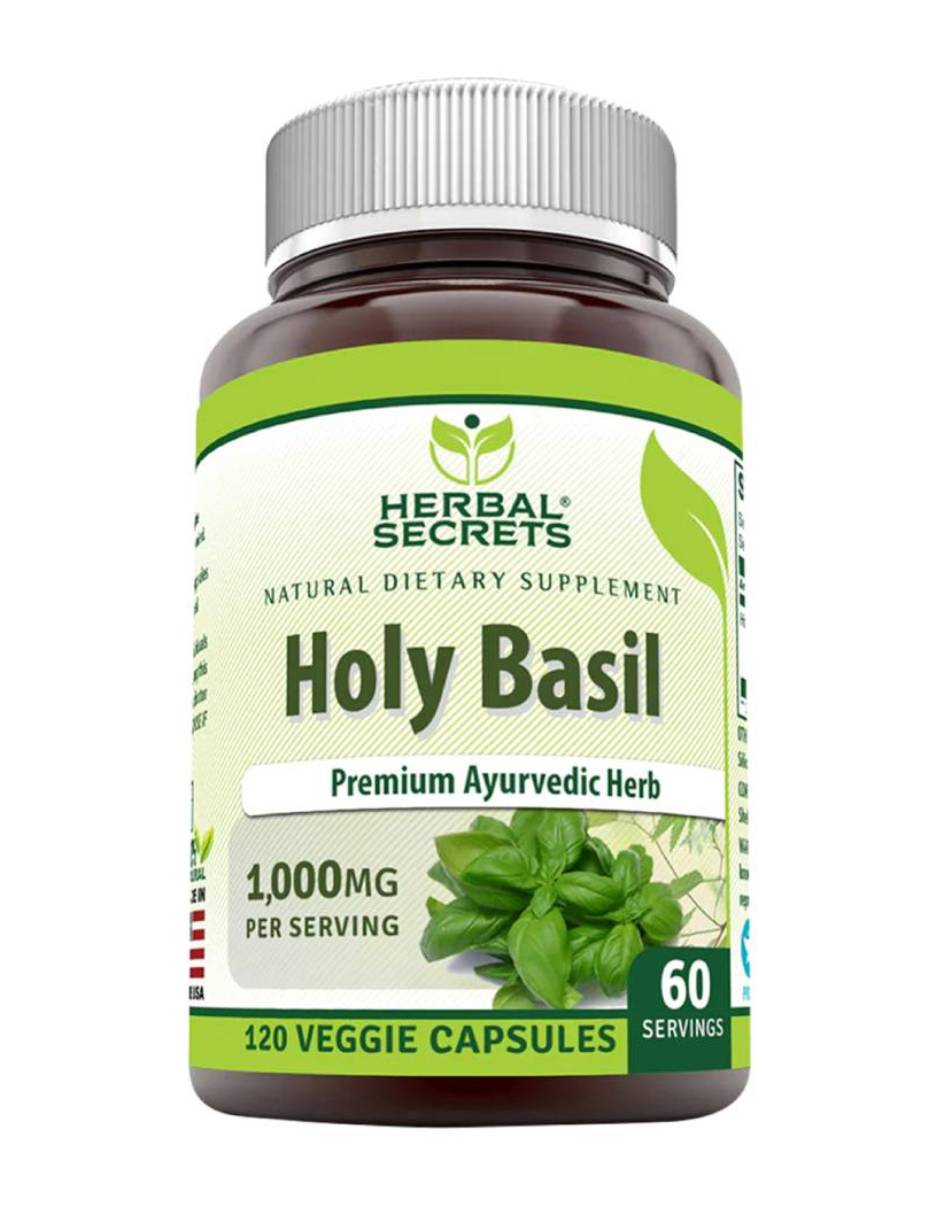 Holy Basil Herbal Secrets de 120 cápsulas