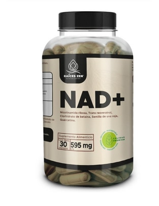 NAD+ Súper Premium con Resveratrol, Quercetina con ribósido de nicotinamida de 30 cápsulas NAD+ Súper Premium con Resveratrol, Quercetina con ribósido de nicotinamida de 30 cápsulas