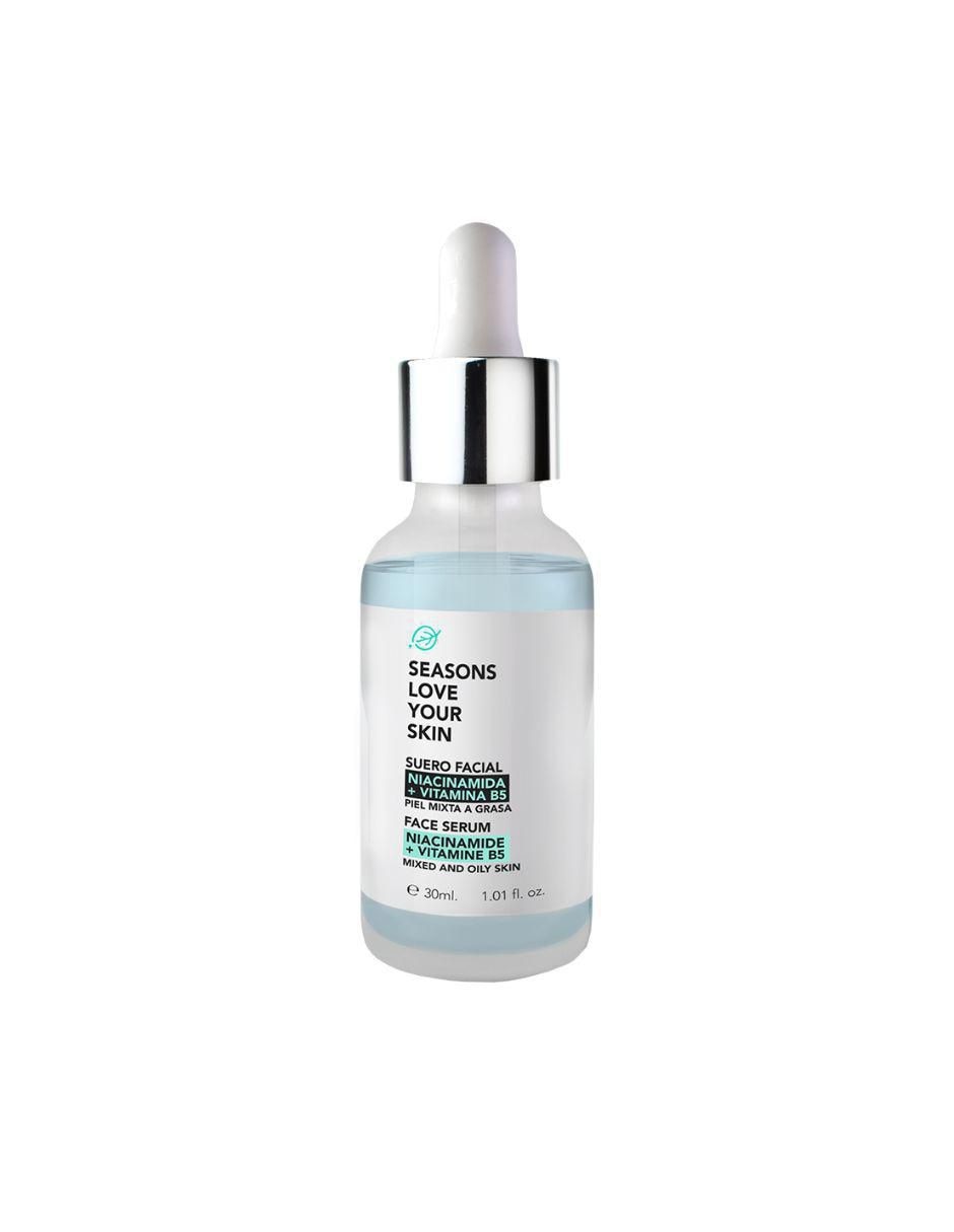 Kit tratamiento facial Para Control De Grasa: Limpiador En Espuma Detox + Sérum Niacinamida + Protector Solar Fps 50 Efecto Mate – Cosméticos Naturales antiacné 3