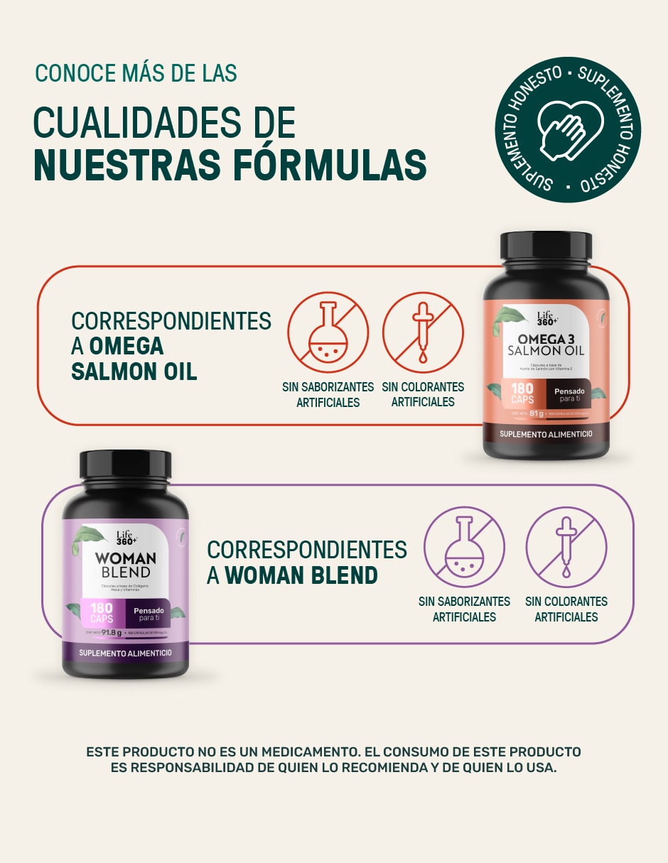 Kit de suplementos alimenticios Maca y Aceite de Salmón 7