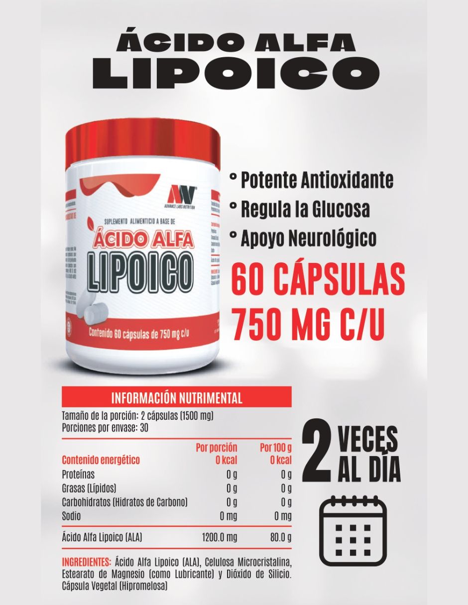 Suplementos alimenticios acido alfa 3