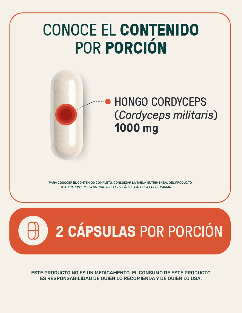 Cordyceps Mushrooms Life360+ con cordyceps