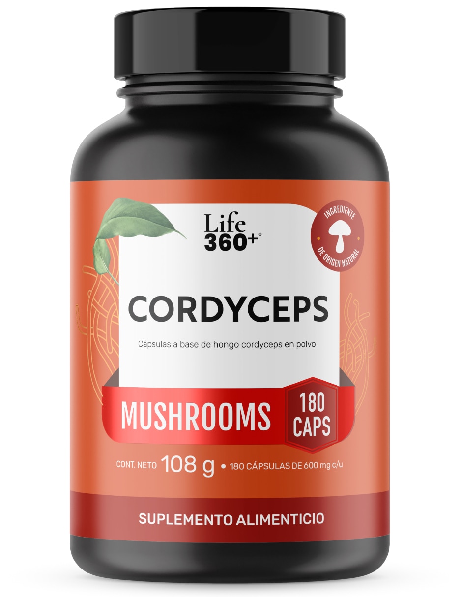 Cordyceps Mushrooms Life360+ con cordyceps