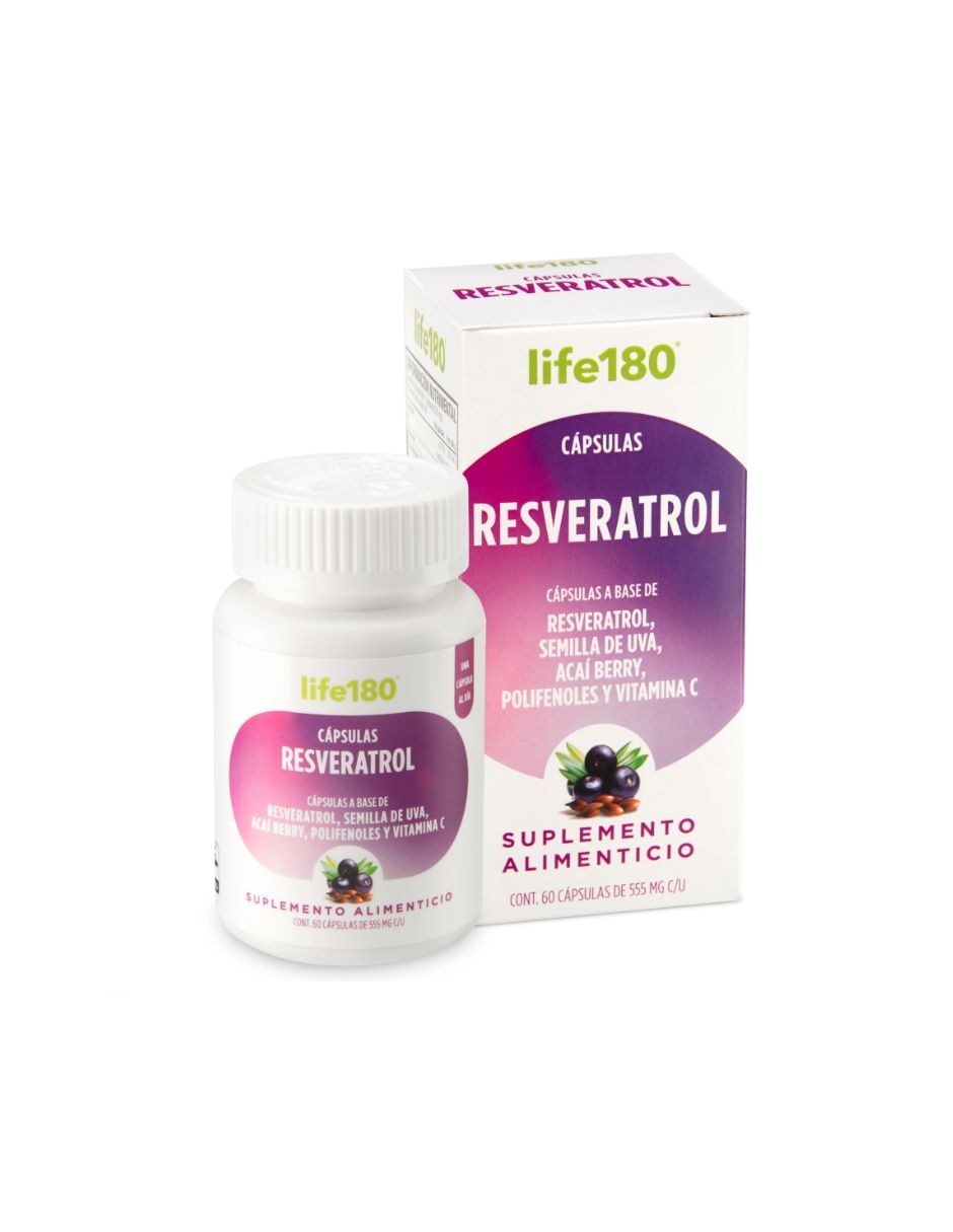 Resveratrol Life 180 de 60 cápsulas