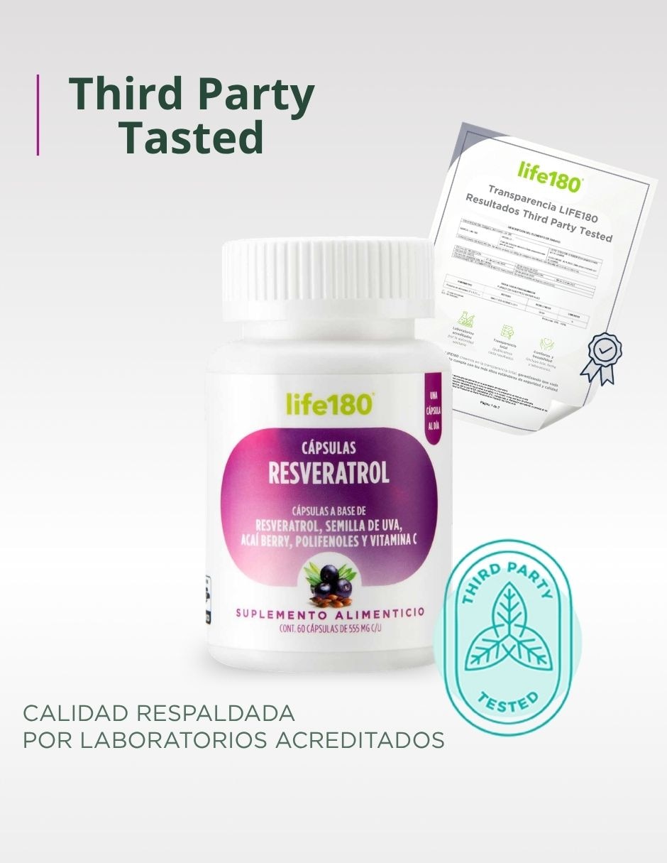 Resveratrol Life 180 de 60 cápsulas