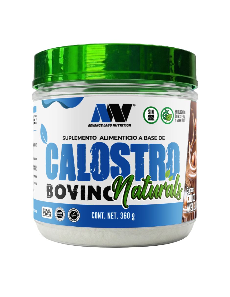 Suplementos alimenticios calostro bovino naturals sabor choco-avellana 1