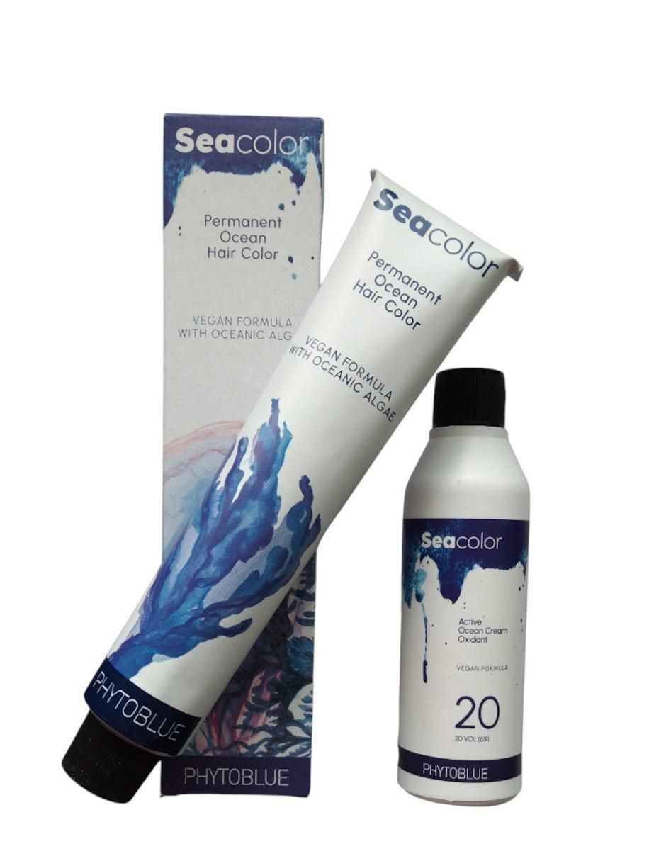 Tinte para cabello SeaColor Phytoblue tono 8 rubio claro