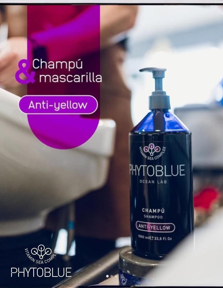 Shampoo matizador de canas para cabello 1 L 2