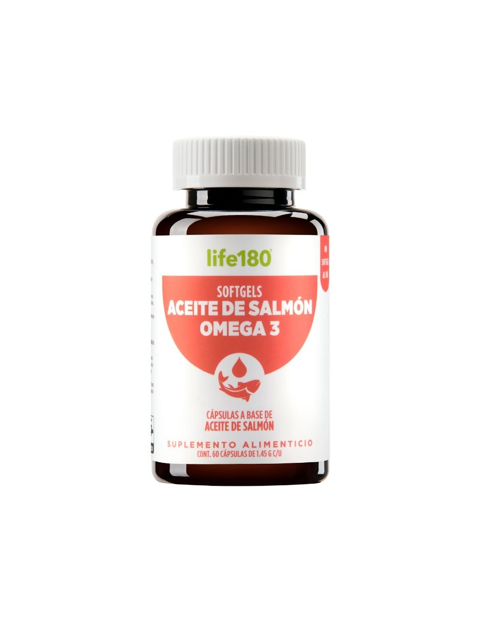 Omega 3 aceite de Salmón con DHA y EPA de 60 cápsulas 1