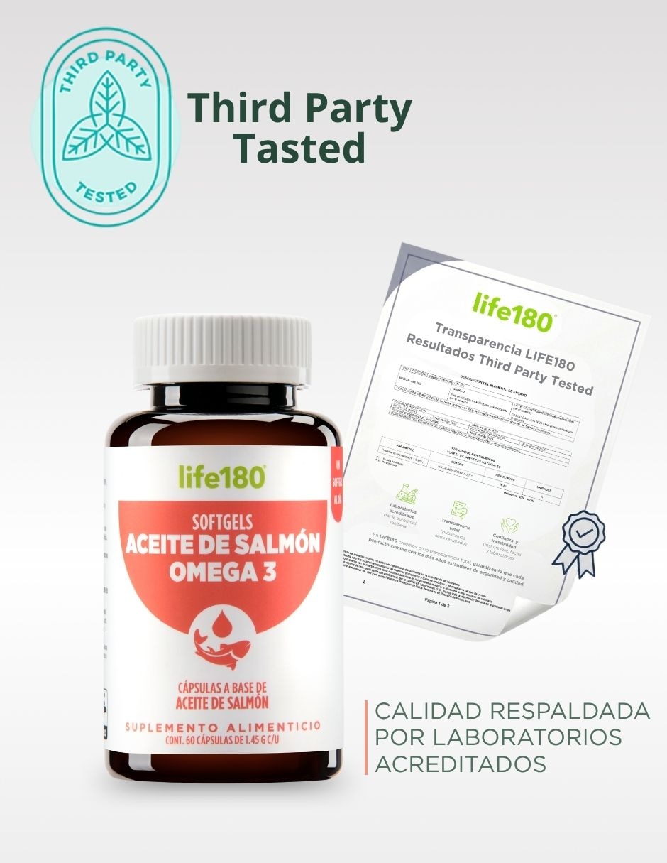 Omega 3 aceite de Salmón con DHA y EPA de 60 cápsulas 3