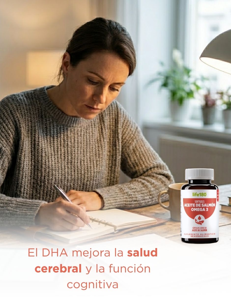 Omega 3 aceite de Salmón con DHA y EPA de 60 cápsulas 6