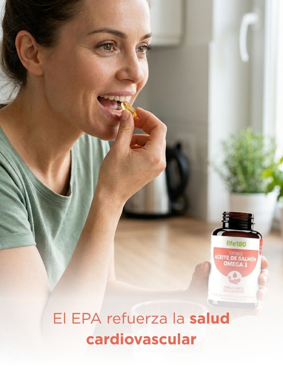 Omega 3 aceite de Salmón con DHA y EPA de 60 cápsulas 10