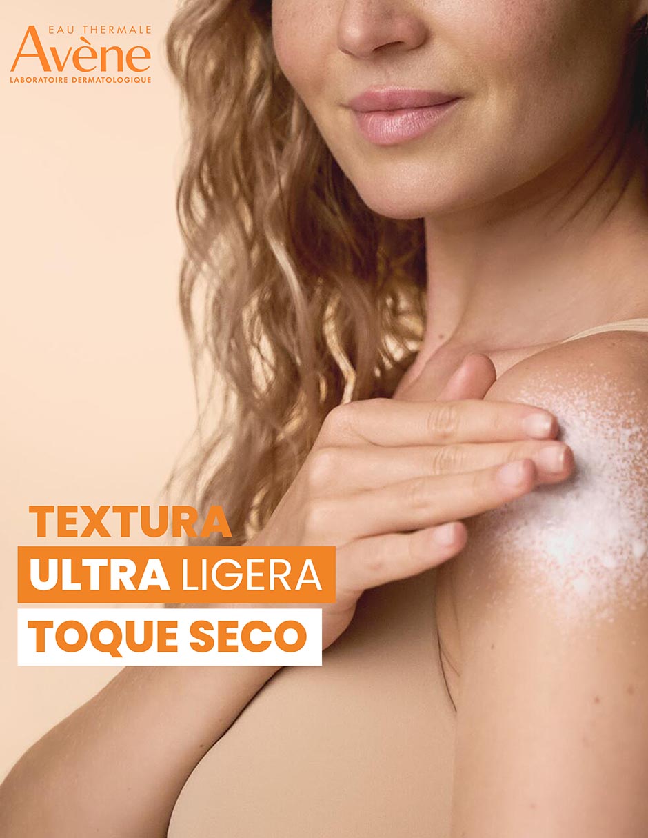 Protector solar FPS 50 Texture Innovation leche invisible Avène Eau Thermale 250 ml