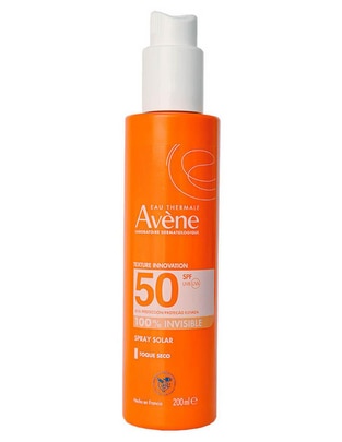 Protector solar FPS 50 Texture Innovation 100% invisible Eau Thermale 200 ml 1