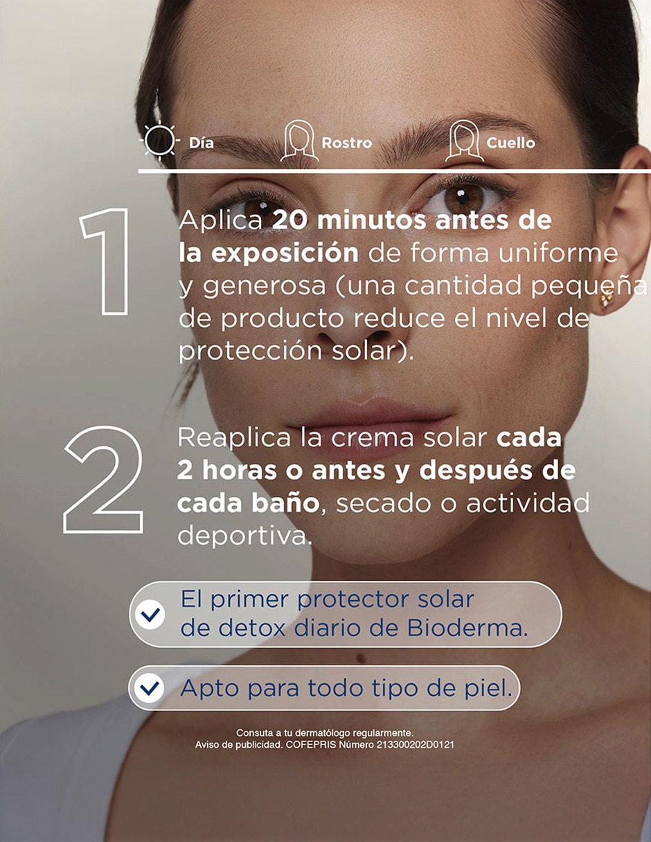 Protector solar FPS 50 Photoderm XDefense tono claro 02 Bioderma Photoderm 40 ml