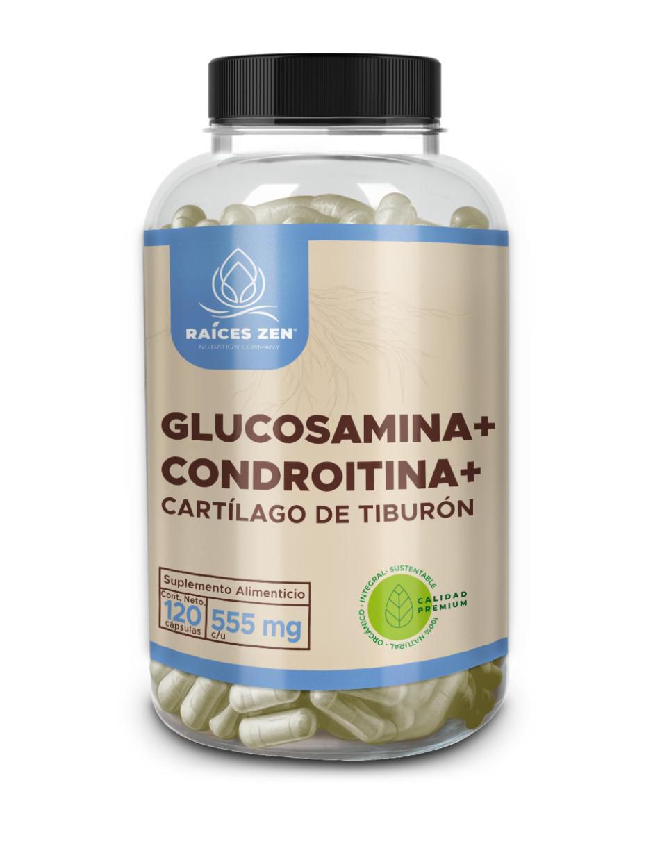 Glucosamina + Condroitina + Cartílago de tiburón Súper Premium de 120 cápsulas Glucosamina + Condroitina + Cartílago de tiburón Súper Premium de 120 cápsulas
