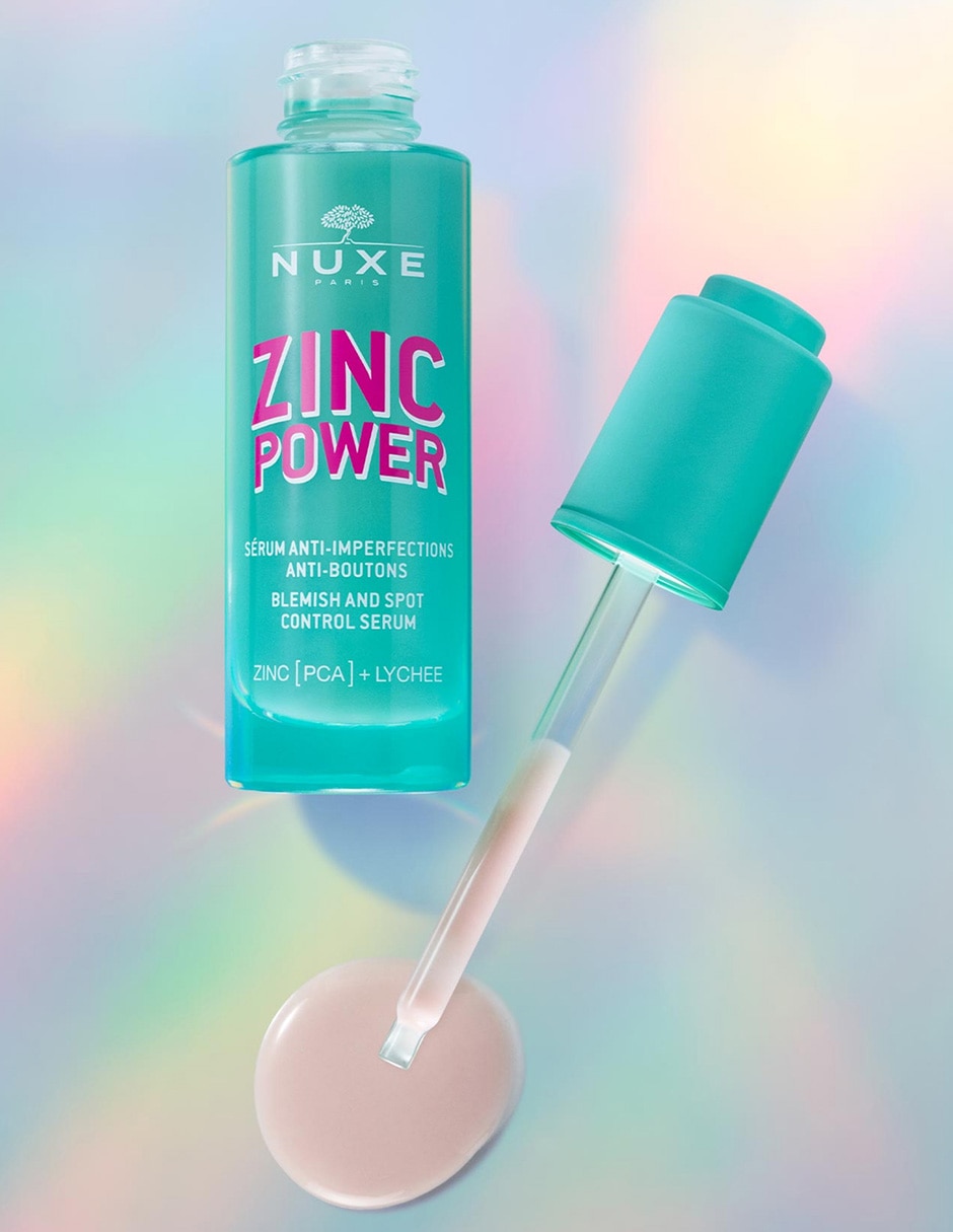 Sérum hidratante facial Anti-Imperfecciones y Anti-Granos Nuxe Zinc Power todo tipo piel