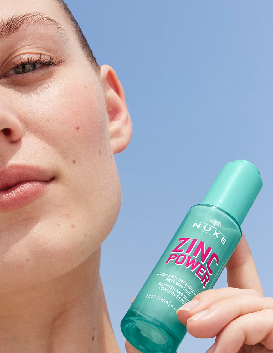 Sérum hidratante facial Anti-Imperfecciones y Anti-Granos Nuxe Zinc Power todo tipo piel