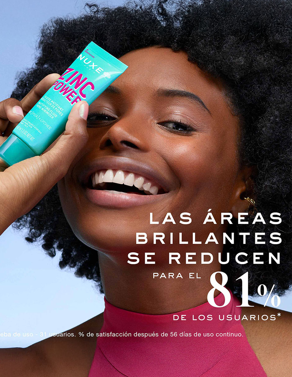 Tratamiento facial matificante minimizador de poros Nuxe Zinc Power