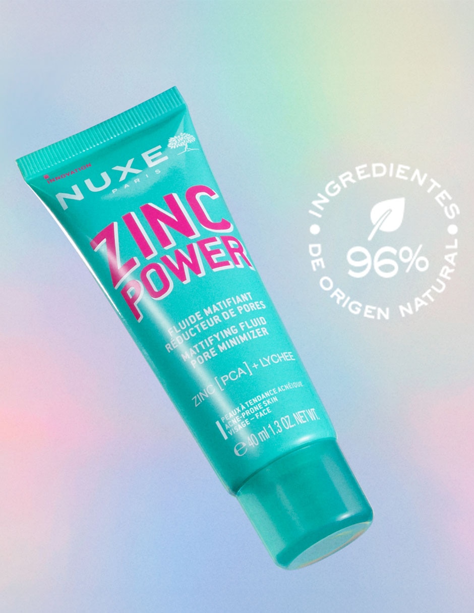 Tratamiento facial matificante minimizador de poros Nuxe Zinc Power