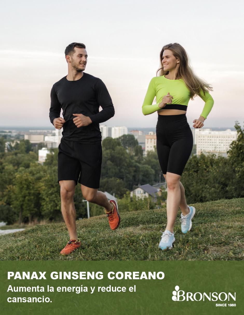 BRONSON KOREAN PANAX GINSENG Bronson con ginseng de 120 cápsulas